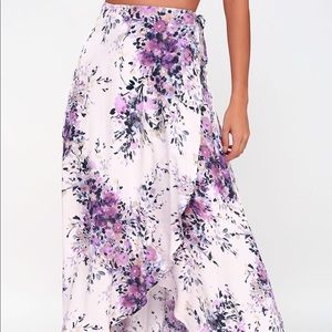 NBW Floral Wrap Skirt
